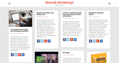 Desktop Screenshot of hannahwebdesign.com