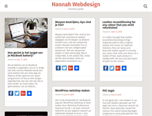 Tablet Screenshot of hannahwebdesign.com